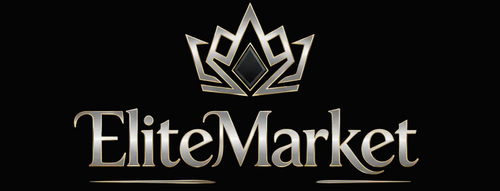 je veux un loo sombre et bien desiner avec le nom elitemarket
